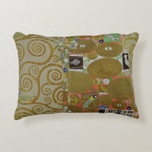 Studie für Erfüllung, c.1905-09 (w/c u. Gold auf Zierkissen