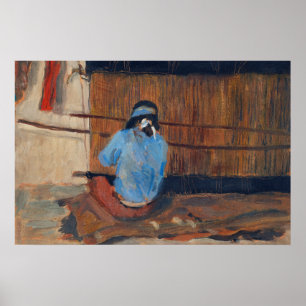 Studie für Hopi Weaver von Maynard Dixon Poster