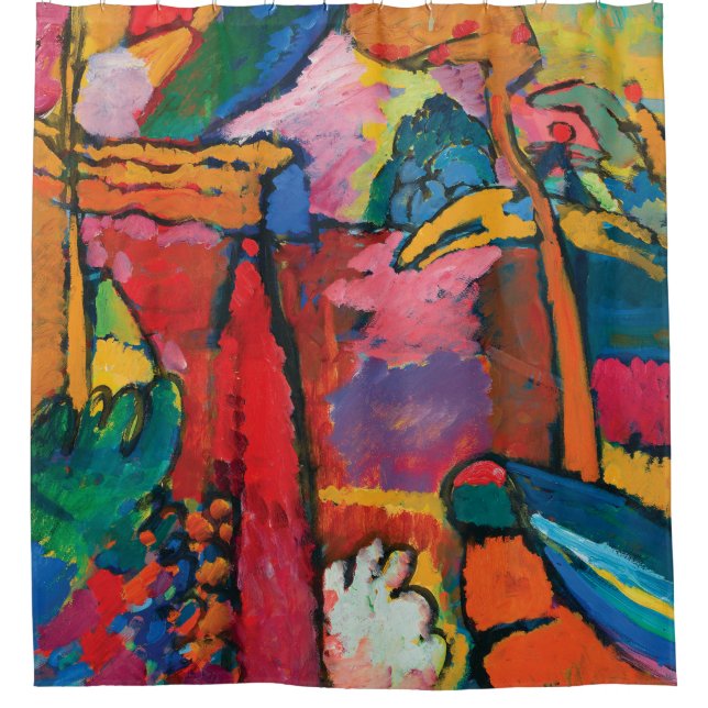 Studie für Improvisation V durch Wassily Kandinsky Duschvorhang (Vorderseite)