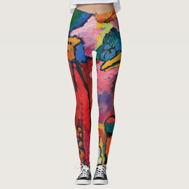Studie für Improvisation V durch Wassily Kandinsky Leggings (Vorderseite)