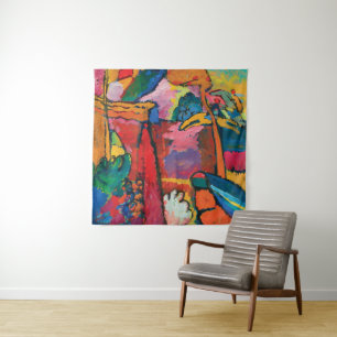 Studie für Improvisation V von Wassily Kandinsky Wandteppich