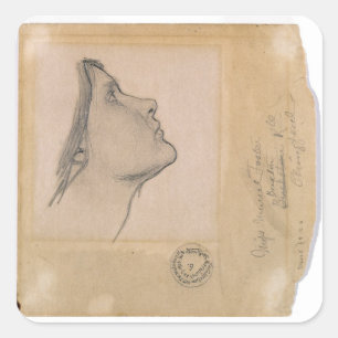 Studie für "Lamia", c.1904-05 (Bleistift auf Papie Quadratischer Aufkleber