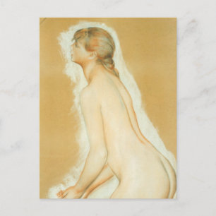 Studie für "The Large Bathers" von Pierre Renoir Postkarte