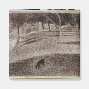 Studie Georges Pierre Seurat   für Sonntag Magnet