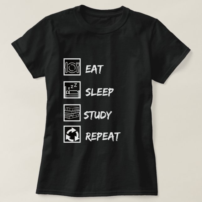 Studie Harte weiße Frauen T-Shirt (Design vorne)