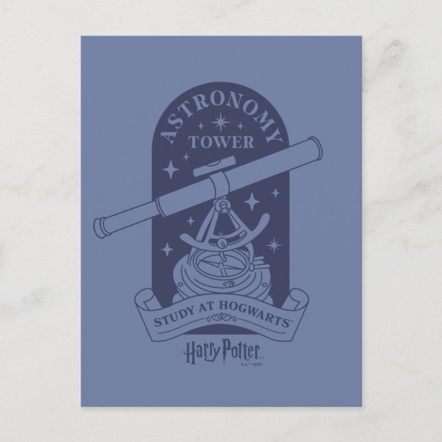 Studie im HOGWARTS™ Astronomie Tower Postkarte (Vorderseite)