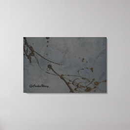 Studie in Schwarz Leinwanddruck