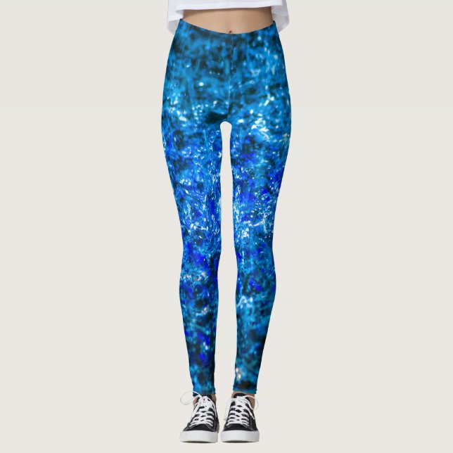 Studie in Watercolor - Indigo Leggings (Vorderseite)