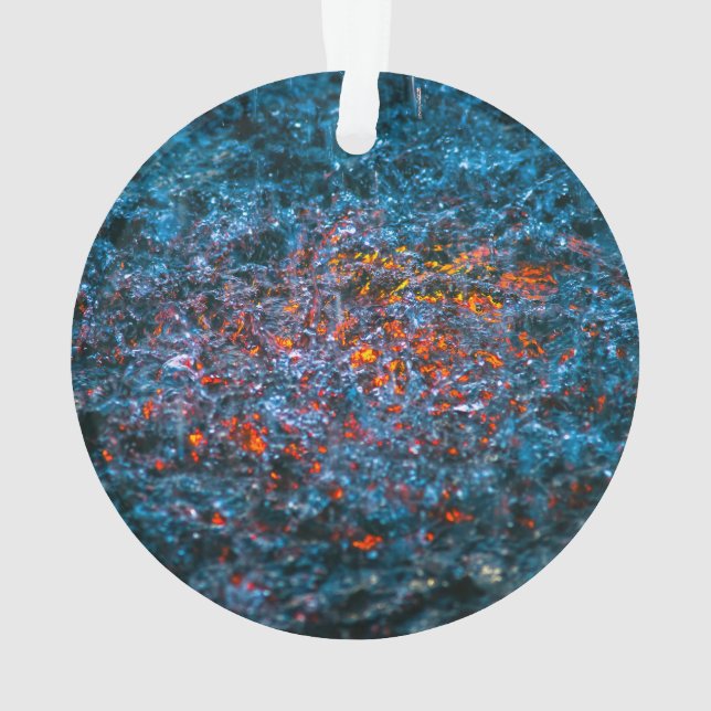 Studie in Watercolor - Orange Ornament (Rückseite)