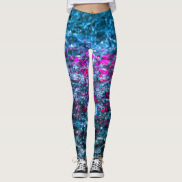 Studie in Watercolor - Violett Leggings