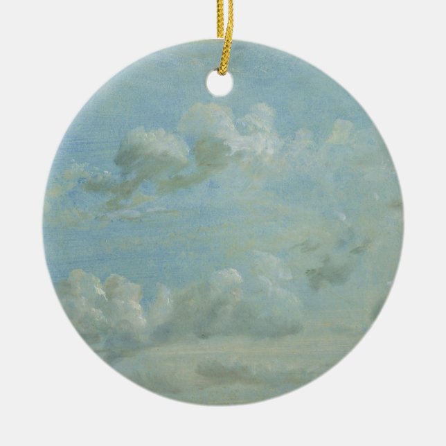 Studie John Constables | der Kumulus-Wolken, 1822 Keramik Ornament (Vorne)