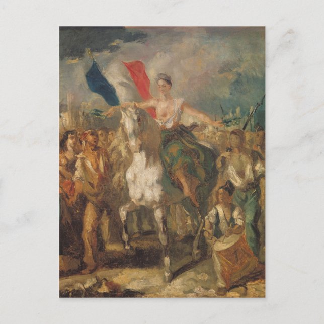 Studie "Liberty", 1830 Postkarte (Vorderseite)