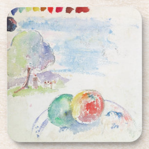 Studie Paul Gauguins von Früchten und von Untersetzer