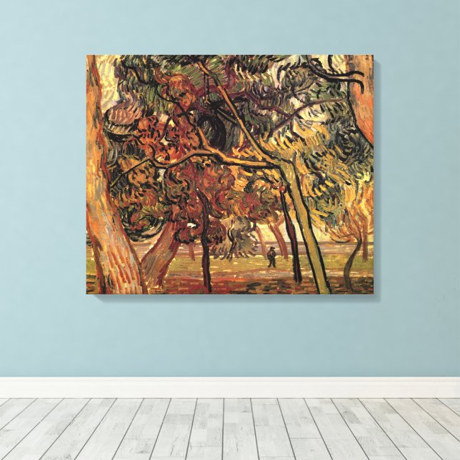 Studie Pine Trees von Vincent van Gogh Leinwanddruck (Insitu (Holzboden))