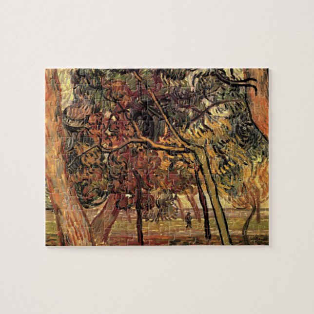 Studie Pine Trees von Vincent van Gogh Puzzle (Horizontal)