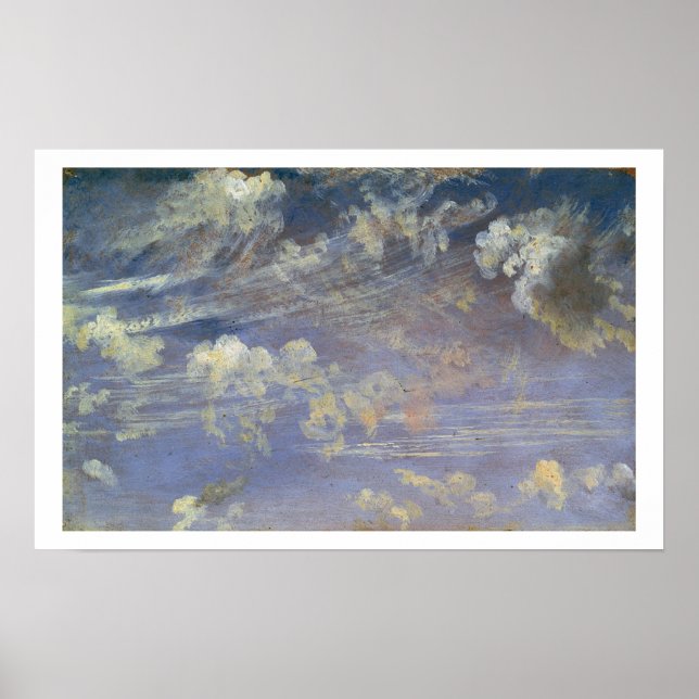 Studie über Cirrus Clouds Poster (Vorne)