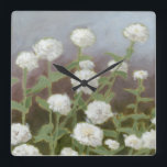 Studie über den botanischen Garten I Quadratische Wanduhr<br><div class="desc">floral</div>