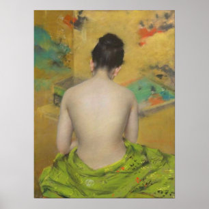 Studie über Fleisch Farbe und Gold von Wm Merritt  Poster