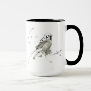 Studie über Gesturonale Vögel Tasse