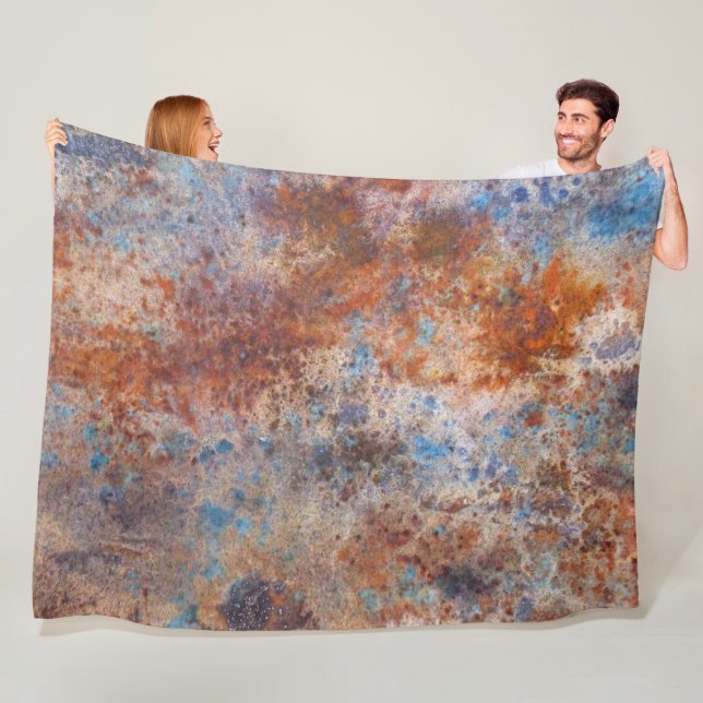 Studie über Rostwasserfarbe Printmedien Fleecedecke (Beispiel)