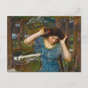 Studie Vain Lamorna für Lamia von Waterhouse Postkarte