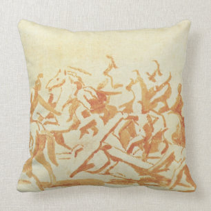 Studie von Christus das Kreuz tragend (Kreide und Kissen