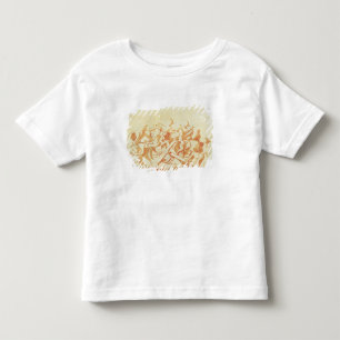 Studie von Christus das Kreuz tragend (Kreide und Kleinkind T-shirt