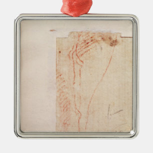 Studie von Christus Füßen genagelt auf das Kreuz Ornament Aus Metall