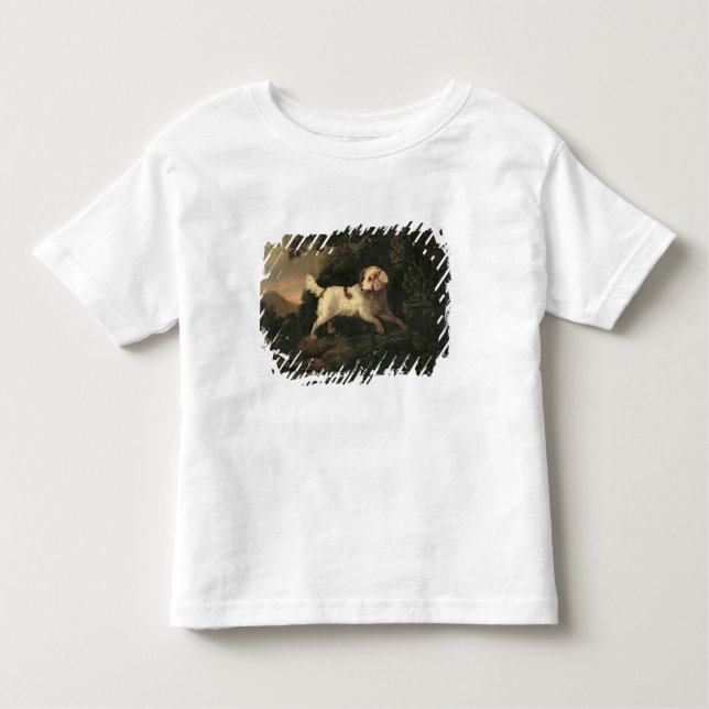 Studie von Clumber Spaniel Kleinkind T-shirt (Vorderseite)