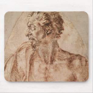 Studie von Haupt- und von Schultern Mousepad