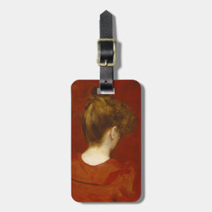 Studie von Lilia, 1887 (Öl auf Leinwand) Gepäckanhänger