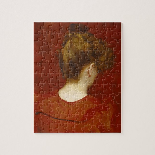 Studie von Lilia, 1887 (Öl auf Leinwand) Puzzle (Vertikal)