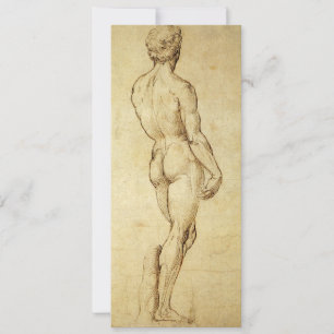 Studie von Michelangelos David Statue von Raphael