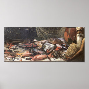 "Studie von Plakat hawaiische Fisch-" - Hubert Vos