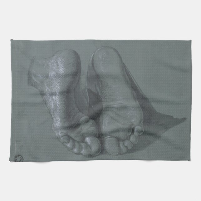 Studie von zwei Fuß durch Albrecht Durer Handtuch (Horizontal)