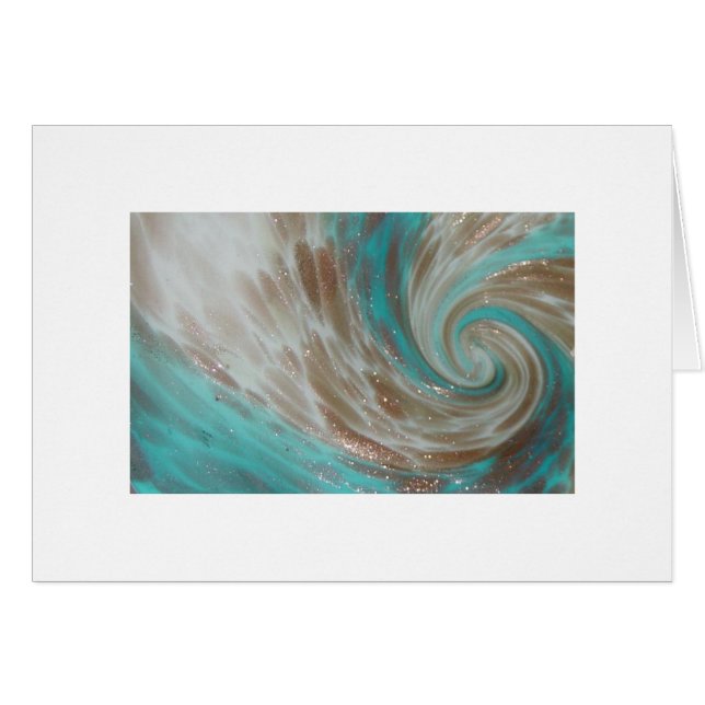 Studie zum Thema Kupferwirl Murano (Vorderseite (Horizontal))