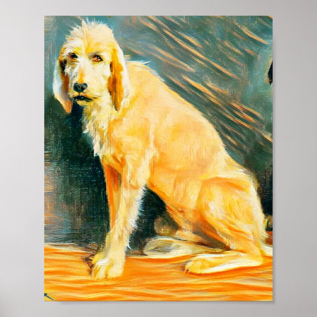 Studie zweier Hunde   Poster (Vorne)