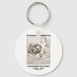 Studien der Embryos (Leonardo da Vinci) Schlüsselanhänger