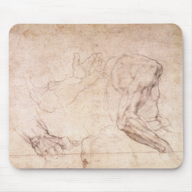 Studien der Hände und des Armes Mousepad (Vorne)