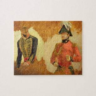 Studien der königlichen Pferdeartillerie-Uniform Puzzle