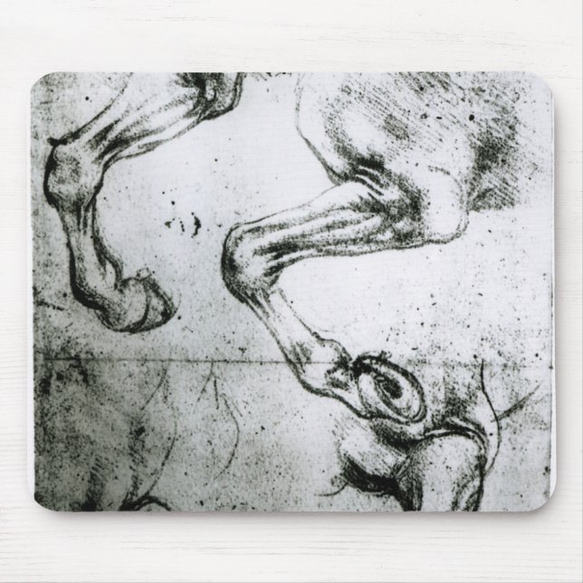 Studien der Pferdebeine Mousepad (Vorne)