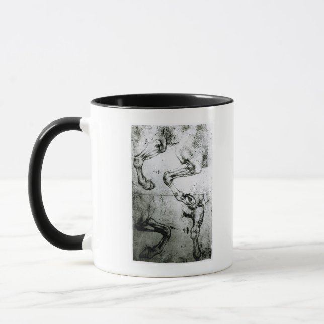 Studien der Pferdebeine Tasse (Links)