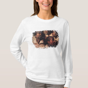Studien des Kopfes eines Schwarzen T-Shirt