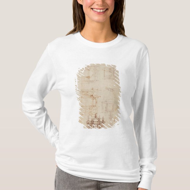 Studien für Architekturzusammensetzung T-Shirt (Vorderseite)