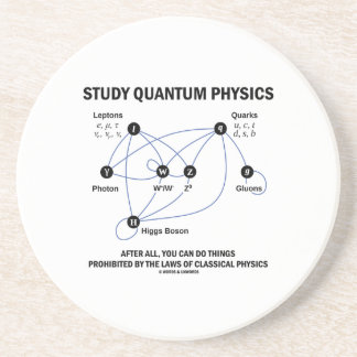 Studien-Quantums-Physik können Sie Sachen tun Getränkeuntersetzer