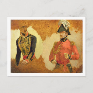 Studien über die Uniform der Royal Horse Artillery Postkarte