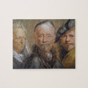 Studien von fünf Köpfen nach Rembrandt (Pastell Puzzle