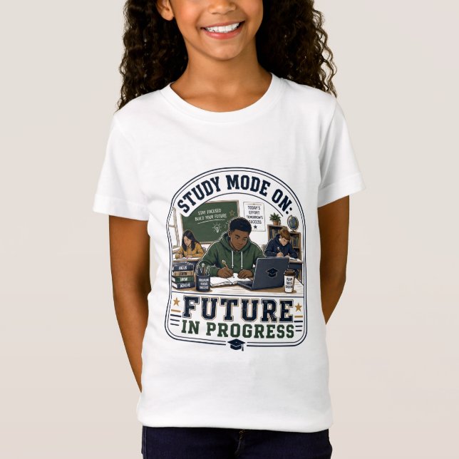 Studienmodus: AN Eingesperrt in Hemd T-Shirt (Vorderseite)