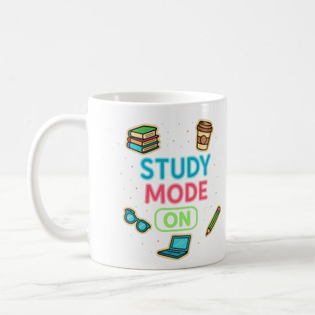 Studienmodus eingeschaltet kaffeetasse (Links)