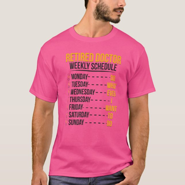 Studienplan für ärztliche Versorgung T-Shirt (Vorderseite)
